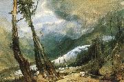 Joseph Mallord William Turner Glacier and source of the Avyron, Chamonix china oil painting artist